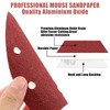 VFINE 30pcs 140mm 40 Grit Alumina Coarse Mouse Sander Sandpaper