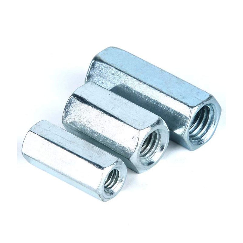 5 Pcs M12 x 1.75 x 36mm Long Rod Coupling