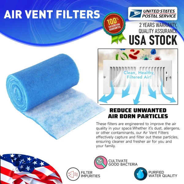 MODIGT Air Conditioner filters Easy to cut 0.5inch thick 140''x12''Non-