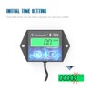 Engine Hour Meter Backlight Inductive Tachometer Digital Tacho Hour Meters