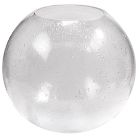 6 Inch Seedy Glass Globe Replacement Light Shade, Gracelyn Collection, Clear – Design House, 924084