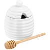 Judge Honey Drizzle Pot, 200 ml, Ceramic, White, 20 x