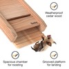 Bat House - Handcrafted Bat Box for Outside from Cedar