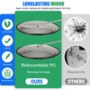 24" Unbreakable PC Convex Mirror with Adjustable Bracket - Vision