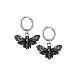 HAQUIL Silver Plated Bar Drop Earrings Vertical Long Dangle Jewelry for Men Women