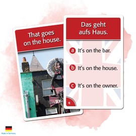 moses. That's The Yellow from The Egg - Denglish Quiz with 75 Idioms, the Funny and Educational Card Game for the Whole Family Colourful