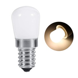 E14 LED Bulb 1.5W Fridge Bulbs Replacement for 25W 30W Halogen Lamp 110V ,220V 180lm 360° Beam Angle Non Dimmable Low Heat for Refrigerator ,Cooker Hood ,Sewing Machine 110V Warm White