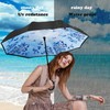 MRTLLOA 40/49/56 Inch Oversize Windproof Inverted Reverse Upside Down Umbrella,
