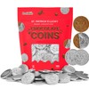 Fruidles Dark Chocolate Silver Coins, Dairy-Free Bittersweet Chocolate, Kosher Certified