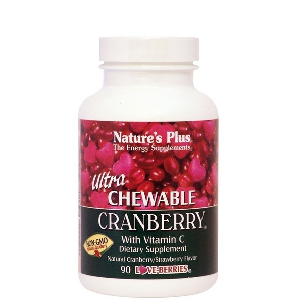 Nature's Plus Ultra Cranberry, 90 Chewable Τablets