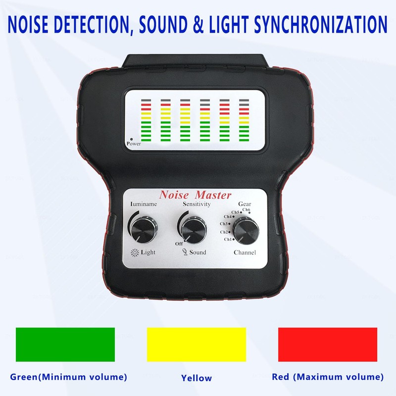 KTTOOL 6 Channel Car Engine Noise Finder, Sound Detector Tester