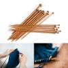 GOTOTOP Knitting Needles Set, 18 Sizes Single Pointed Carbonized Bamboo