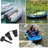 Black Inflatable Pump Adapter Plastic Nozzle Pump Nozzle Head Air