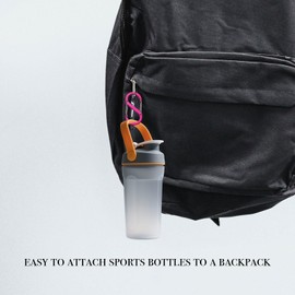 10Pcs S Carabiner Clips, Colourful Multiuse S-Shaped Buckles Carabiner Keyrings, Dual Opening Aluminium Alloy Key Chain Carabiners for Outdoor Sports, Hiking, Camping, Fishing (50mm/1.96'')