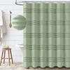 Dynamene Stall Fabric Shower Curtain - 54x78 Inches Long Tufted
