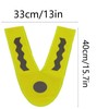 Eabdice 2 Pieces V-Shape Safety Vest, Luminous Vest, High Visibility