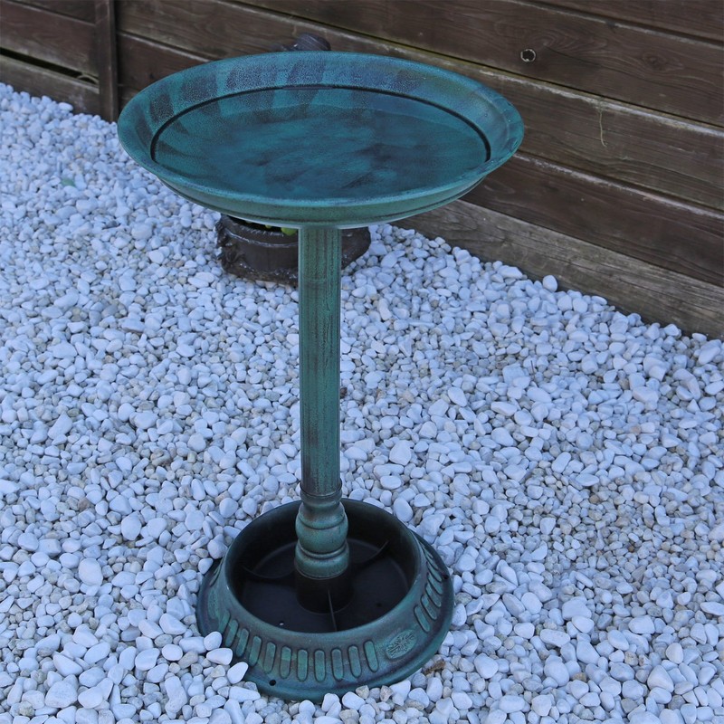CLGarden Bird Bath VGT1 Bird Bath with Foot for Planting
