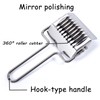 Pasta Noodle Cutter Stainless Steel Pasta Spaghetti Maker Noodle Lattice
