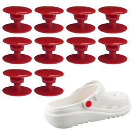 UZEXYO 10Pcs Rivets,Rivets Resin Easy DIY Fix,Replacement for Plastic Shoes Crocs Compatible Durable Pop Rivet Button Buckles Fasteners Set for Repairing, Upgrading, and Refreshing Your Footwear Tool