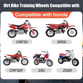 Universal Training Wheel Compatible with honda XR50 Z50 yamaha PW50, Easy to Install, Quality Materials