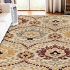 Superior Indoor Area Rug, Jute Backed, Modern Oriental Floral Damask