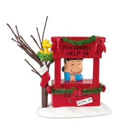 Department 56 Peanuts Village Lucy is in Accessory Figurita