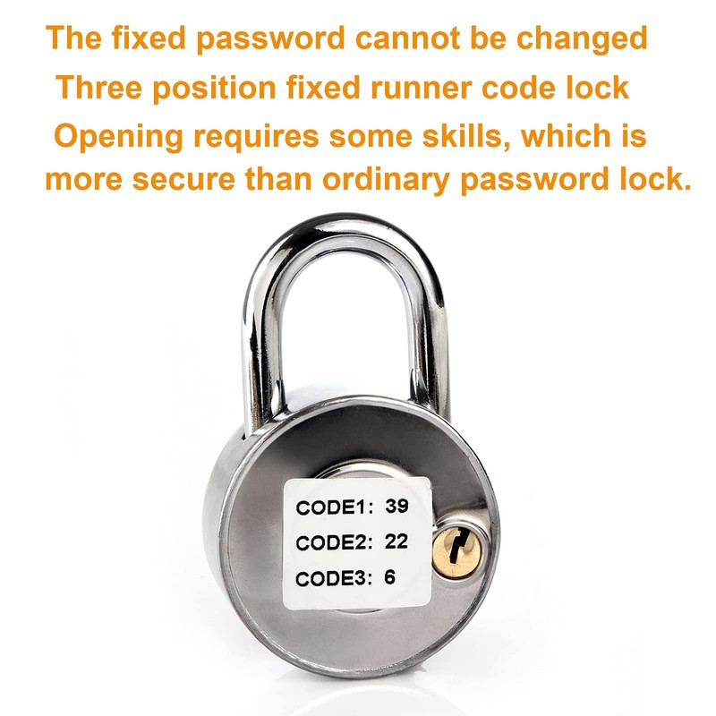 NBYT Combination Padlocks - Dial Locks for School Lockers and