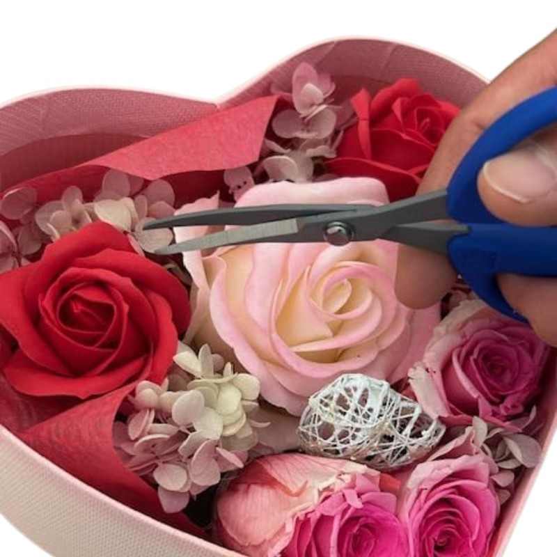 CHIKAMASA CRI-550SRF(Blue), The Specialty Trimming Precise Scissors, Stainless Steel with