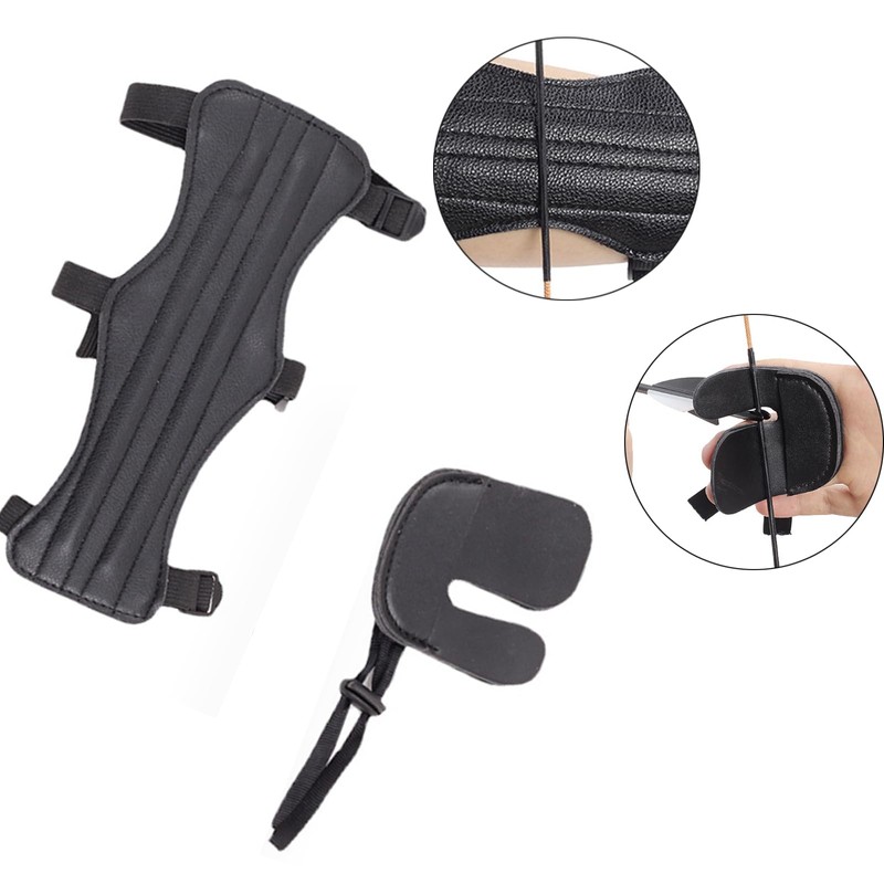 Forlush Archery Forearm Protection, Shooting Gloves Finger Protection, Archery Arm