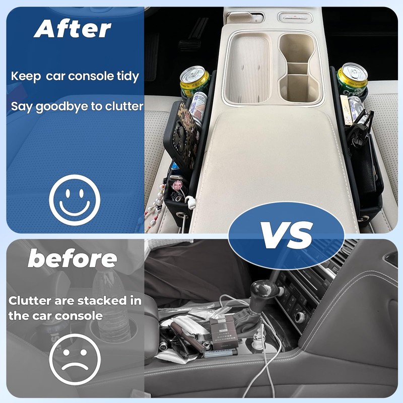 Car Seat Gap Filler Organizer, Car Seat Organizer, Seat Gap