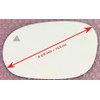 Replacement Blind Spot Mirror Glass with Full Size Adhesive for