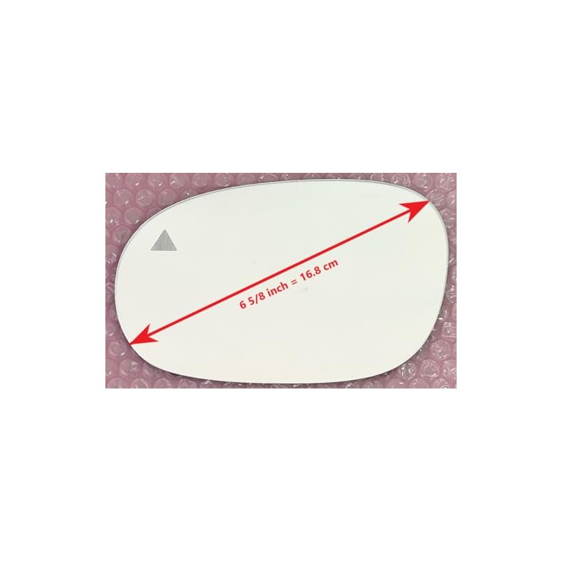Replacement Blind Spot Mirror Glass with Full Size Adhesive for