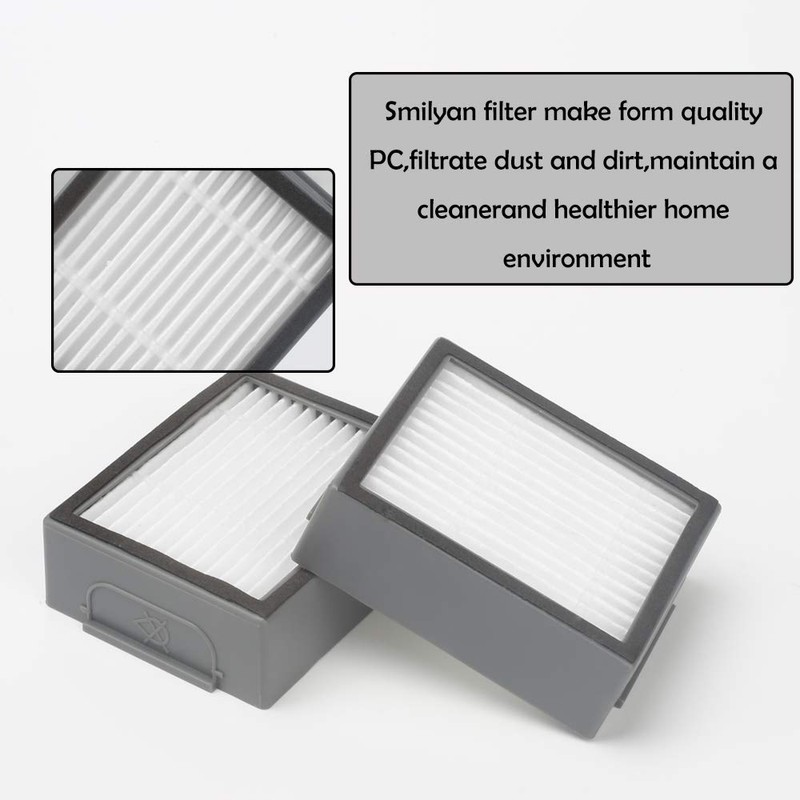 Smilyan 14 Pack HEPA Filters Replacement Compatible for iRobot Roomba