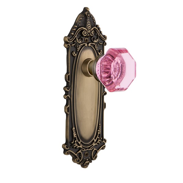 Nostalgic Warehouse 722682 Victorian Plate Single Dummy Waldorf Pink Door