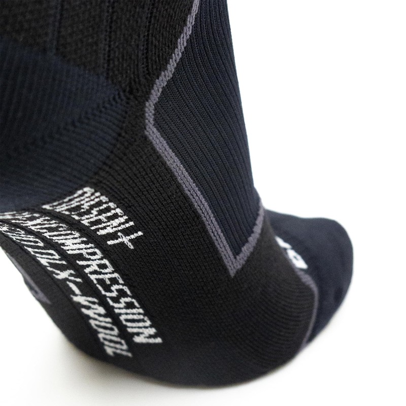 DISSENT Unisex Chaussettes De Ski Gfx Compression Hybrid DLX-Wool Ski