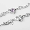 Fuezoiu 2 Piezas Pulseras Plata Corazón Alas Ángel Ajustable Joyeria
