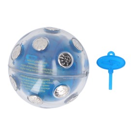Electric Shocking Ball Automatic Turn Off Funny Interactive Trick Vibrating Ball for Party Blue
