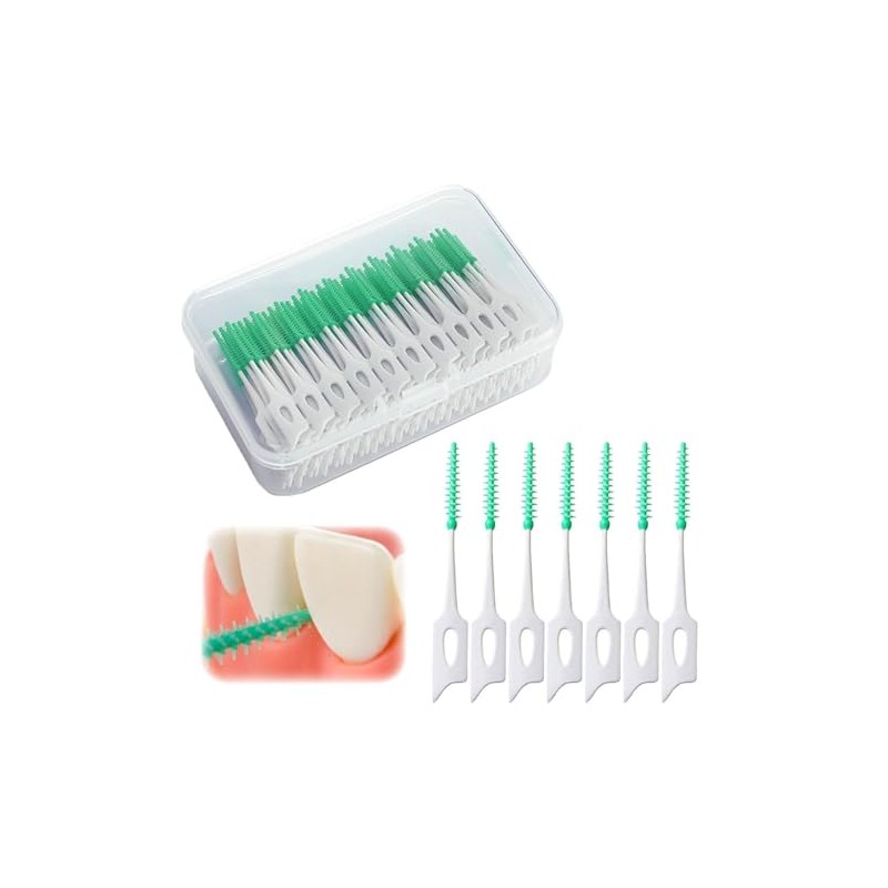 200 Cepillos Interdentales, Cepillos Interdentales Gum, Limpieza Dental Profunda, Para