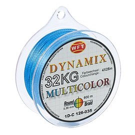 WFT Round Dynamix KG Braided Line Multi-Colour 600m Size:0.16 mm