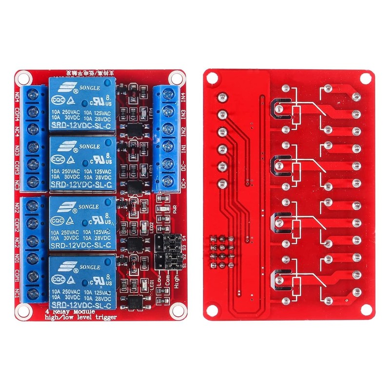 RUIZHI 1pcs Relay Module High Low Level Trigger Expansion Board
