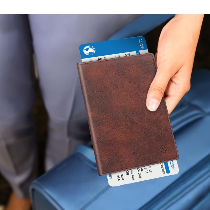 Fintie Passport Cover - Premium Faux Leather Passport Protective Cover