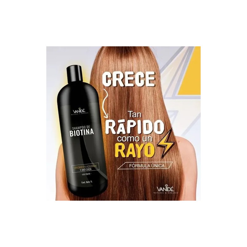 Shampoo Anti-caída Crecimiento Acelerado Con Biotina