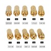 IWOMA 11PCS Brass Collet FitsDremel Rotary Tools Including 0.5/0.8/1.0/1.2/1.5/1.8/2.0/2.4/3.0/3.2mm 11