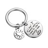 ASANHAO Bookworm Keychain, Literary Charm for Reading Enthusiasts - Graduation