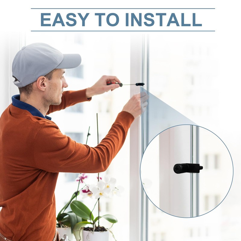 7/16 Inch Window Screen Clip with 12 Screws, Storm Door