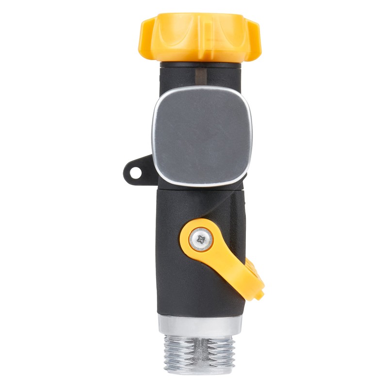 Melnor 65135AMZ 4 Way Lever Flow Through Valve Connector Bundle,