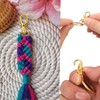 120 Pcs Gold Keyring,Keyrings for Crafting,60Pcs Clasps & 60Pcs Rings(Gold)
