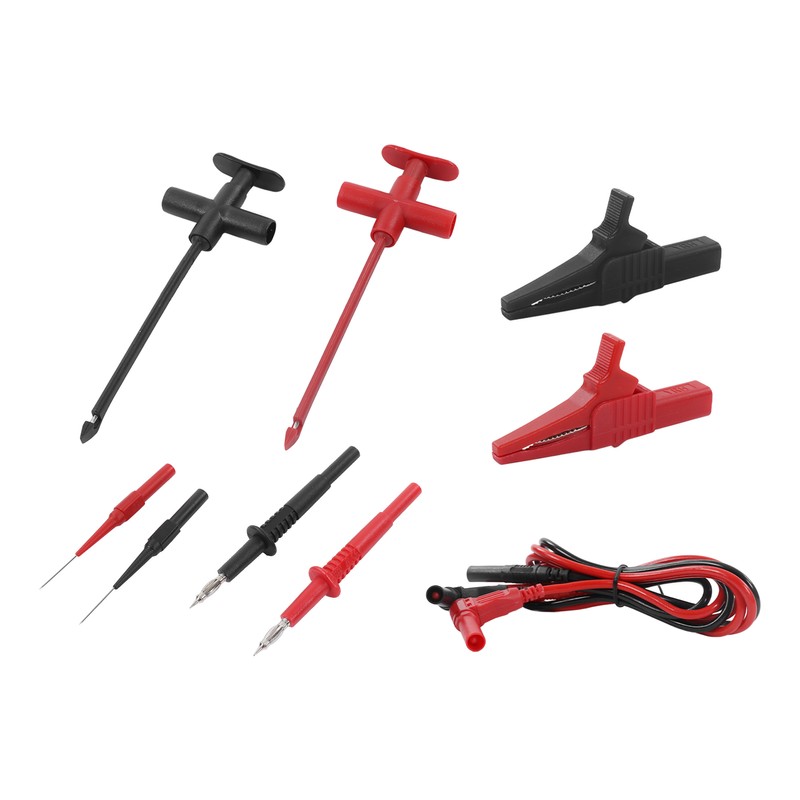Multimeter Test Leads Kit Crocodile Clip Banana Plug Probe for