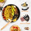 Premium Spaghetti Spoon Pasta Fork, Silicone Pasta Spoon with Teeth