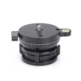 SUNWAYFOTO LB-68R 360 Panoramic Leveling Base Tripod Head 22 lbs (10kg) Load Capacity